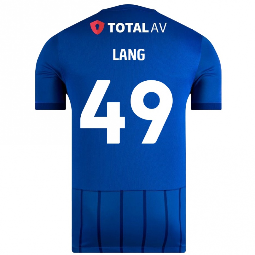 Niño Fútbol Camiseta Callum Lang #49 Azul 1ª Equipación 2024/25 México