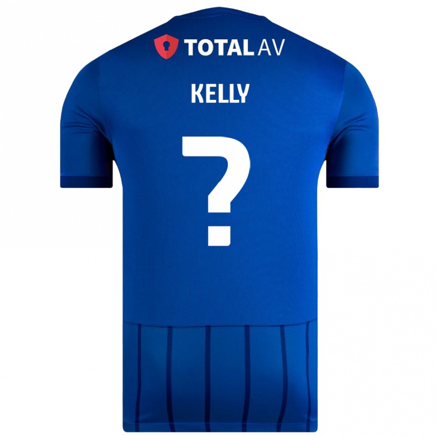 Niño Fútbol Camiseta Liam Kelly #0 Azul 1ª Equipación 2024/25 México