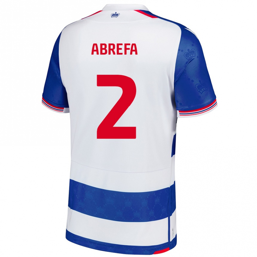 Niño Fútbol Camiseta Kelvin Abrefa #2 Azul Blanco 1ª Equipación 2024/25 México