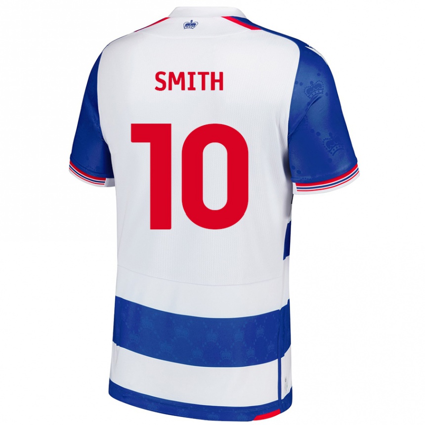 Niño Fútbol Camiseta Sam Smith #10 Azul Blanco 1ª Equipación 2024/25 México