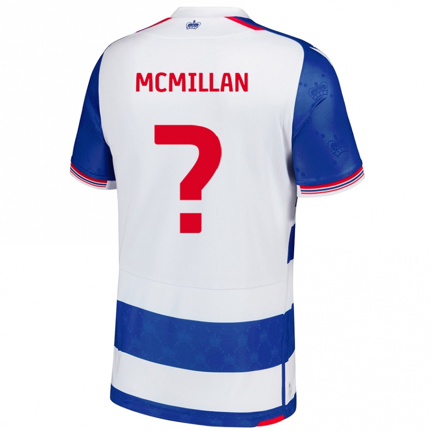 Niño Fútbol Camiseta Maddox Mcmillan #0 Azul Blanco 1ª Equipación 2024/25 México