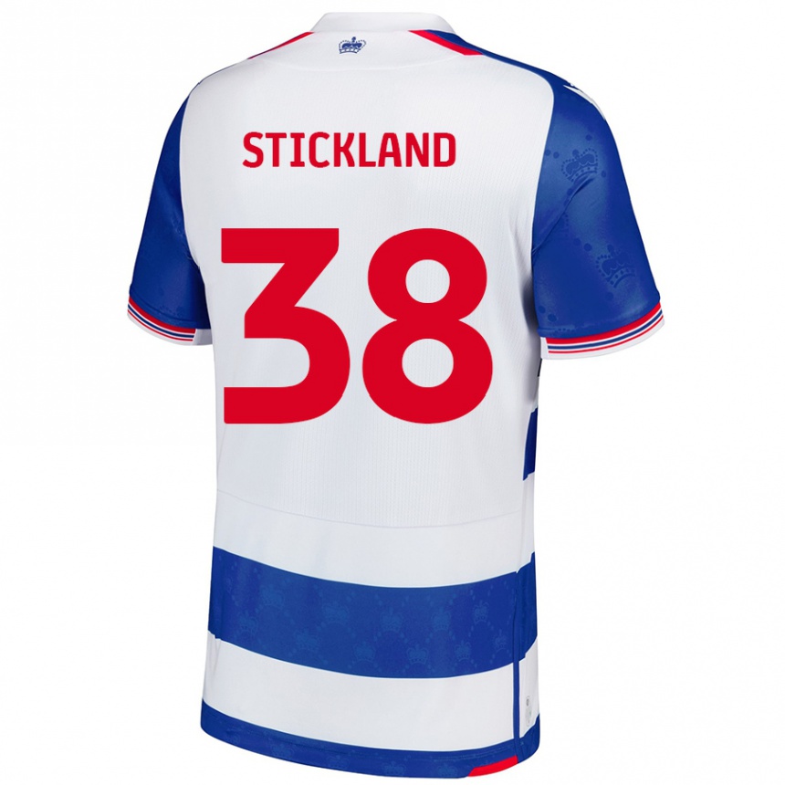 Niño Fútbol Camiseta Michael Stickland #38 Azul Blanco 1ª Equipación 2024/25 México