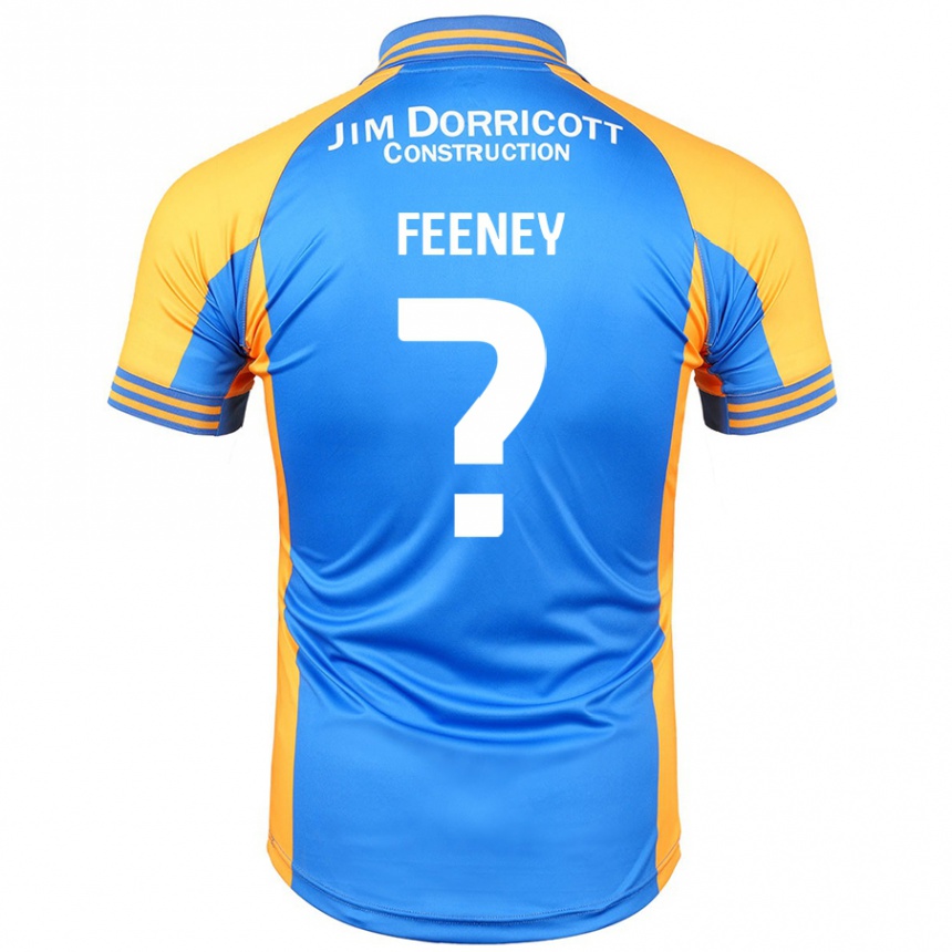 Niño Fútbol Camiseta Josh Feeney #0 Azul Ámbar 1ª Equipación 2024/25 México