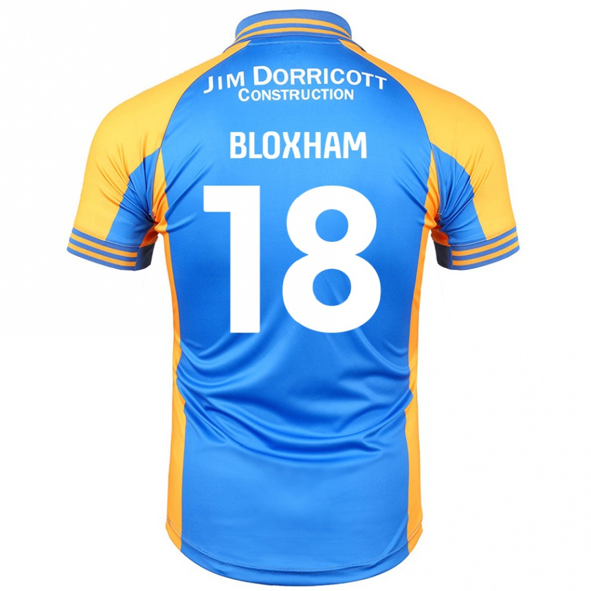 Niño Fútbol Camiseta Tom Bloxham #18 Azul Ámbar 1ª Equipación 2024/25 México