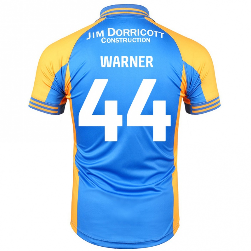 Niño Fútbol Camiseta James Warner #44 Azul Ámbar 1ª Equipación 2024/25 México