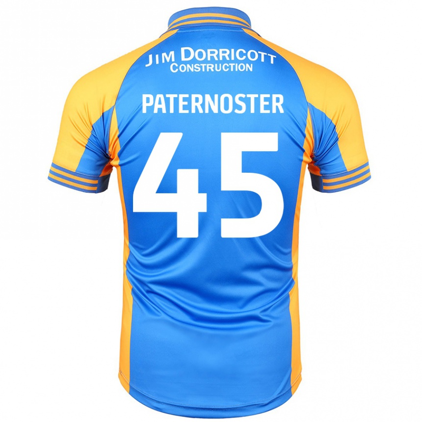 Niño Fútbol Camiseta Vladimir Paternoster #45 Azul Ámbar 1ª Equipación 2024/25 México