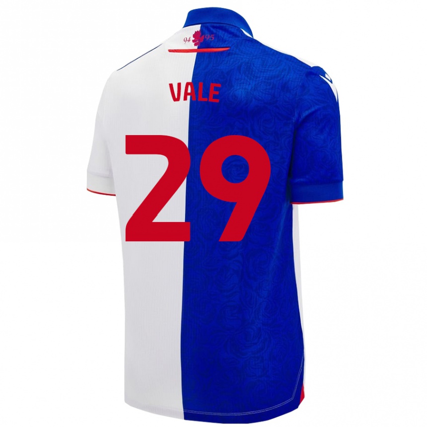 Niño Fútbol Camiseta Jack Vale #29 Azul Cielo Blanco 1ª Equipación 2024/25 México