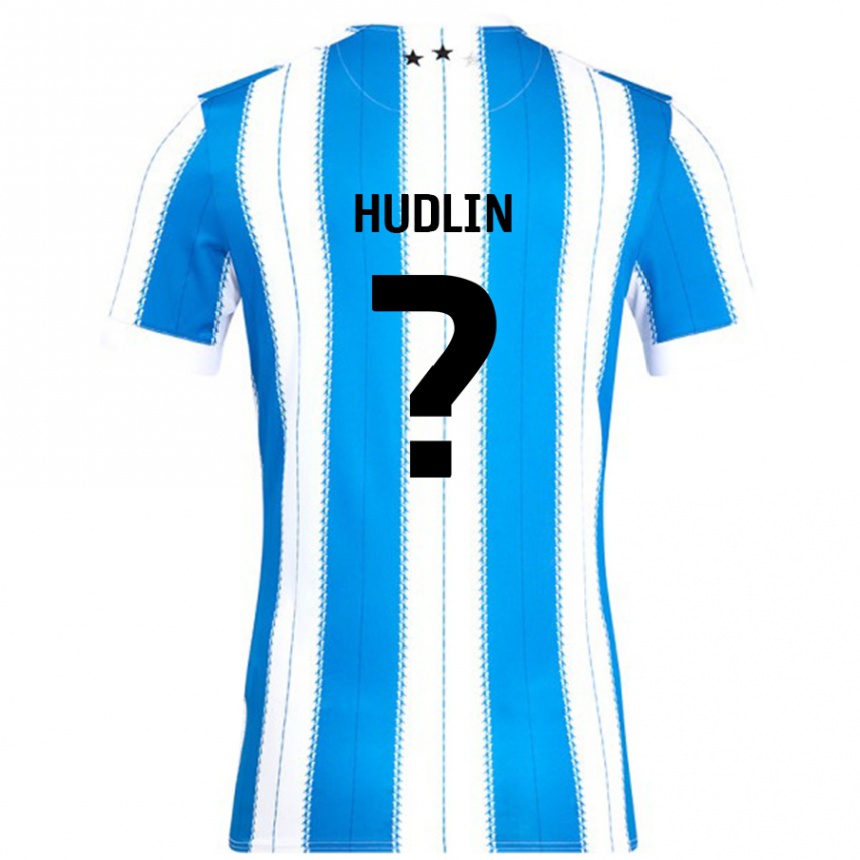 Niño Fútbol Camiseta Kyle Hudlin #0 Azul Blanco 1ª Equipación 2024/25 México