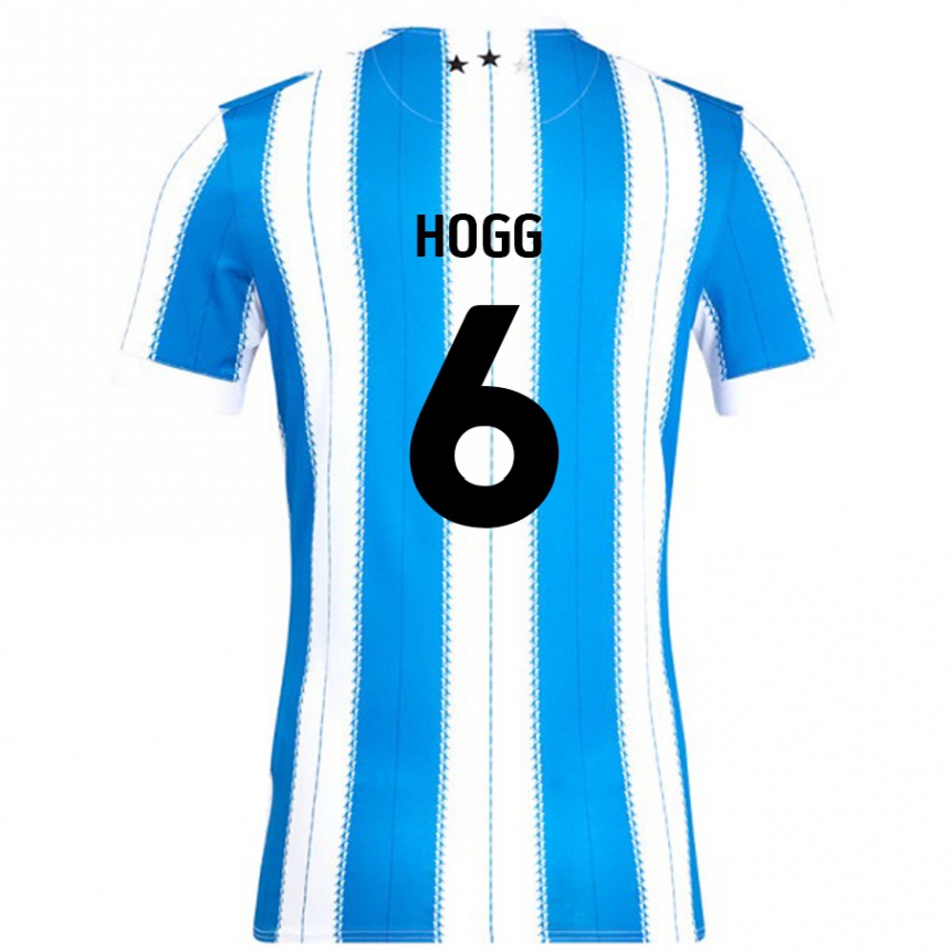 Niño Fútbol Camiseta Jonathan Hogg #6 Azul Blanco 1ª Equipación 2024/25 México