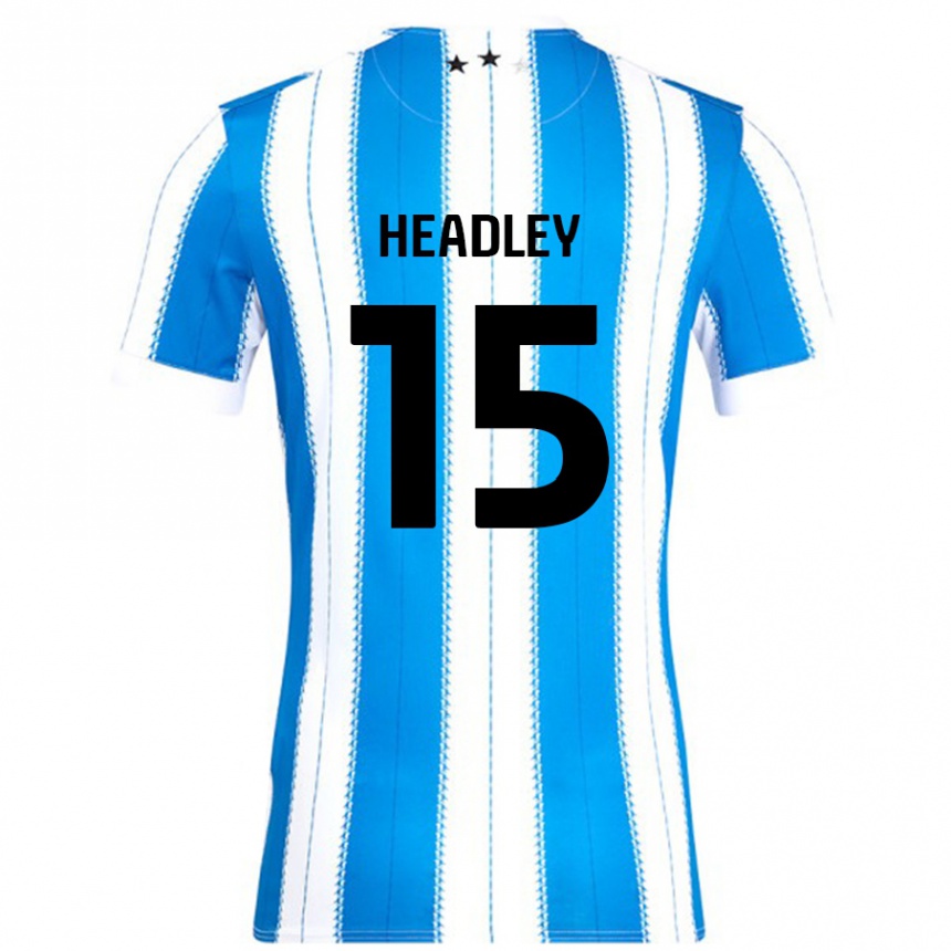 Niño Fútbol Camiseta Jaheim Headley #15 Azul Blanco 1ª Equipación 2024/25 México