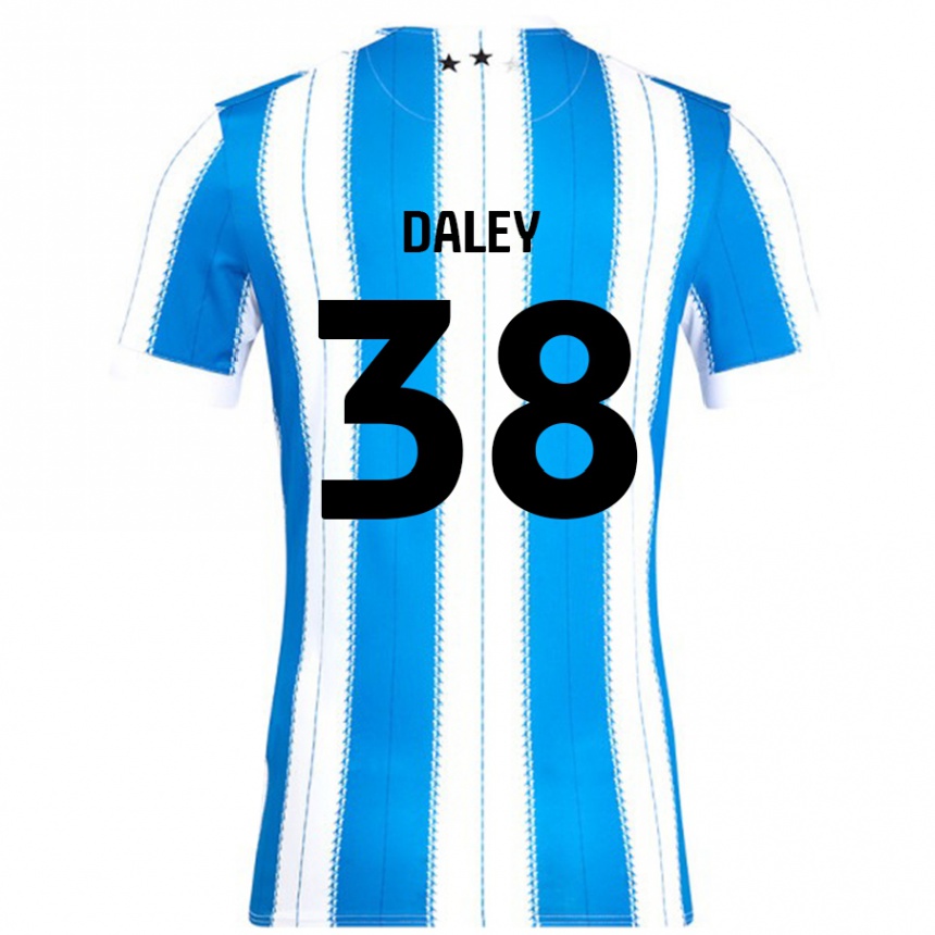 Niño Fútbol Camiseta Luke Daley #38 Azul Blanco 1ª Equipación 2024/25 México