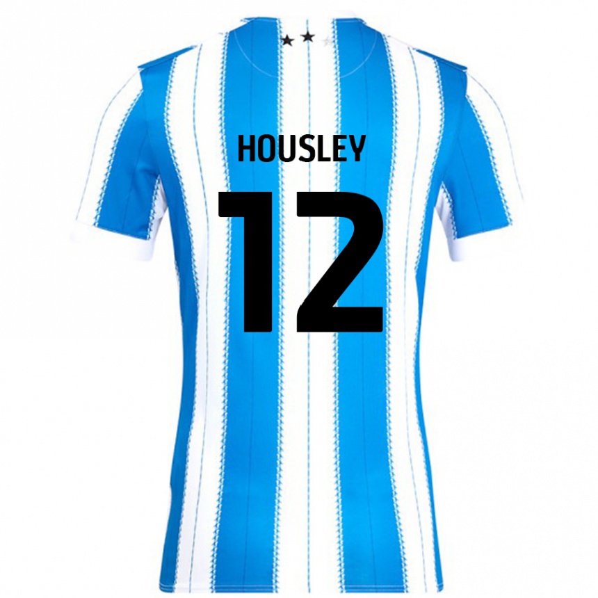 Niño Fútbol Camiseta Autumn Housley #12 Azul Blanco 1ª Equipación 2024/25 México