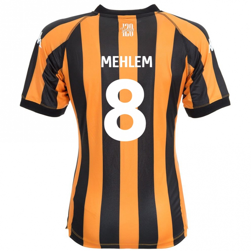 Niño Fútbol Camiseta Marvin Mehlem #8 Negro Ámbar 1ª Equipación 2024/25 México