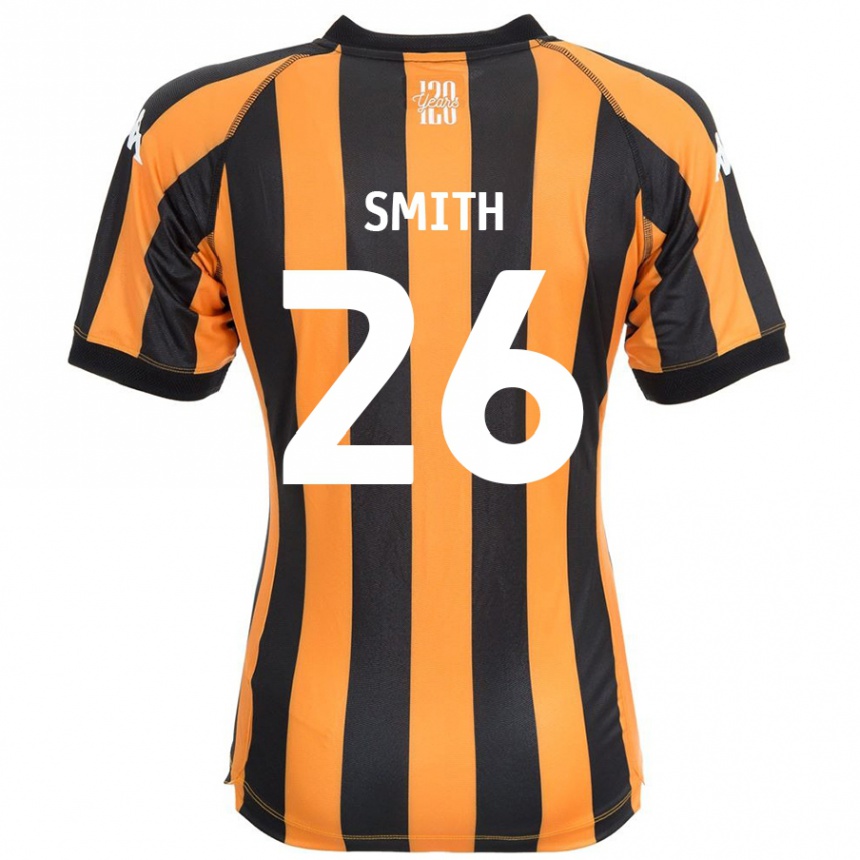 Niño Fútbol Camiseta Andy Smith #26 Negro Ámbar 1ª Equipación 2024/25 México