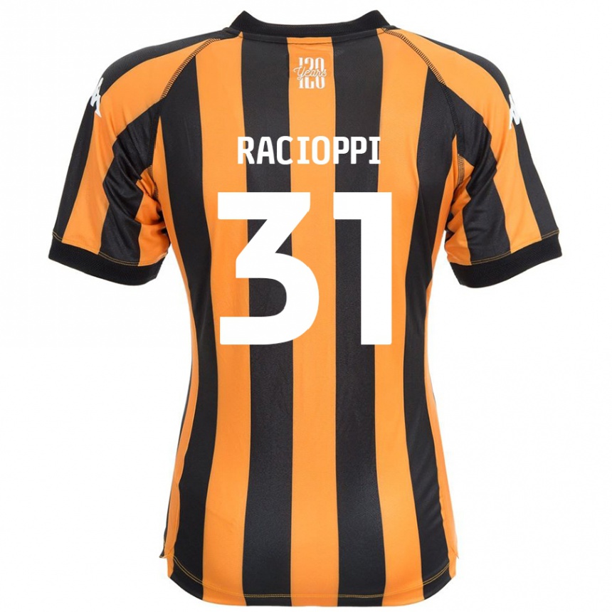 Niño Fútbol Camiseta Anthony Racioppi #31 Negro Ámbar 1ª Equipación 2024/25 México