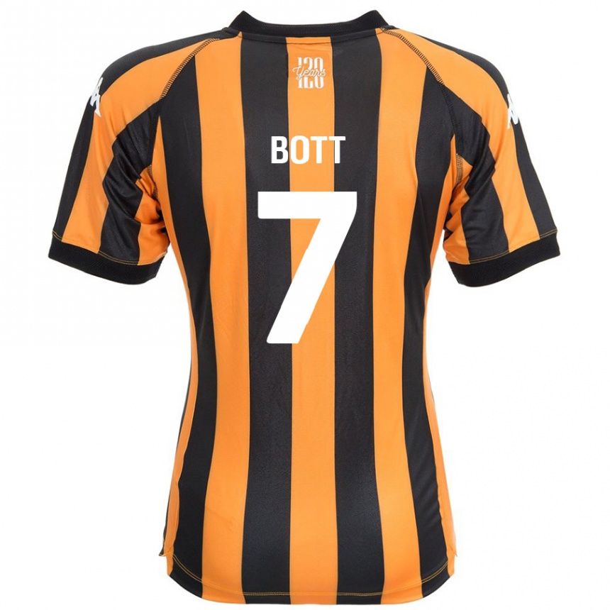 Niño Fútbol Camiseta Liberty Bott #7 Negro Ámbar 1ª Equipación 2024/25 México