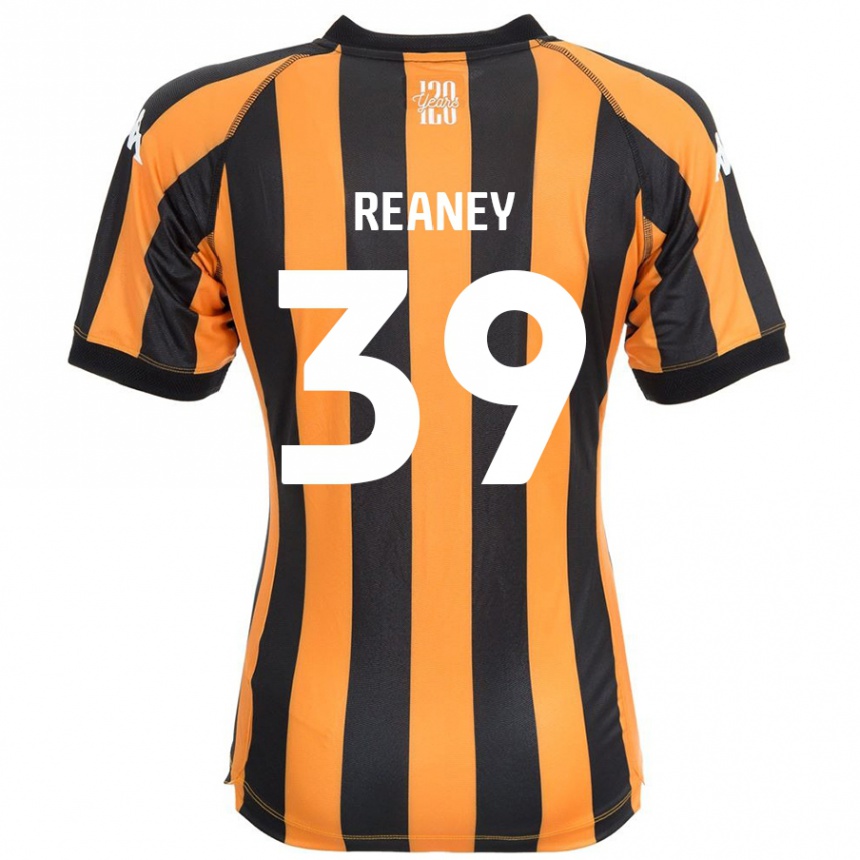 Niño Fútbol Camiseta Mollie Reaney #39 Negro Ámbar 1ª Equipación 2024/25 México