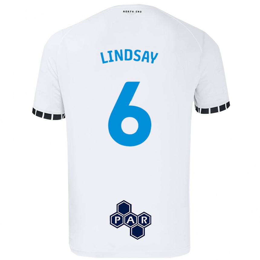 Niño Fútbol Camiseta Liam Lindsay #6 Blanco 1ª Equipación 2024/25 México