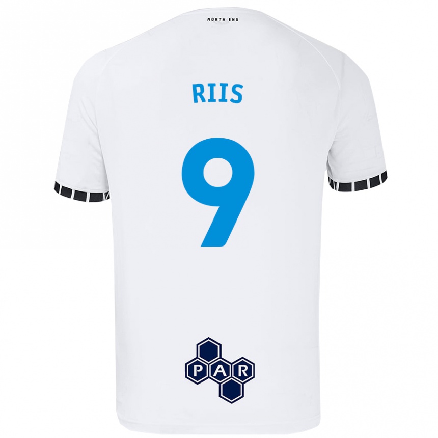 Niño Fútbol Camiseta Emil Riis #9 Blanco 1ª Equipación 2024/25 México