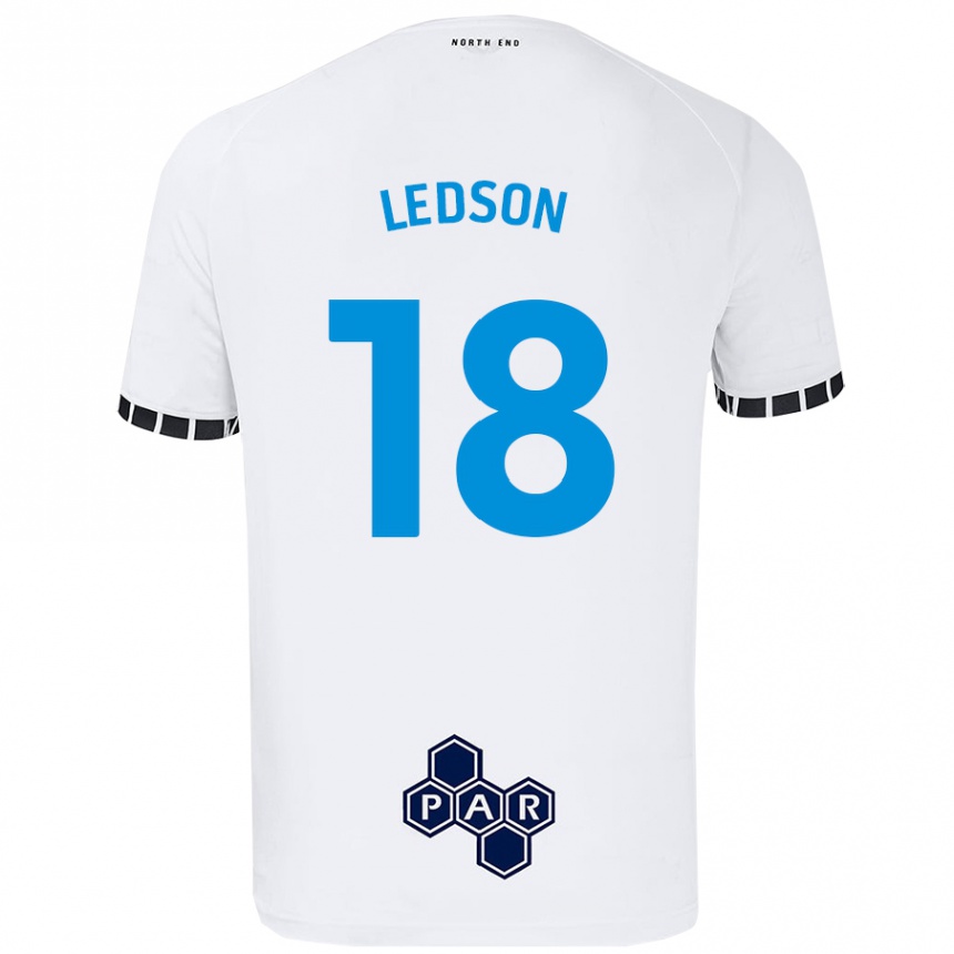 Niño Fútbol Camiseta Ryan Ledson #18 Blanco 1ª Equipación 2024/25 México