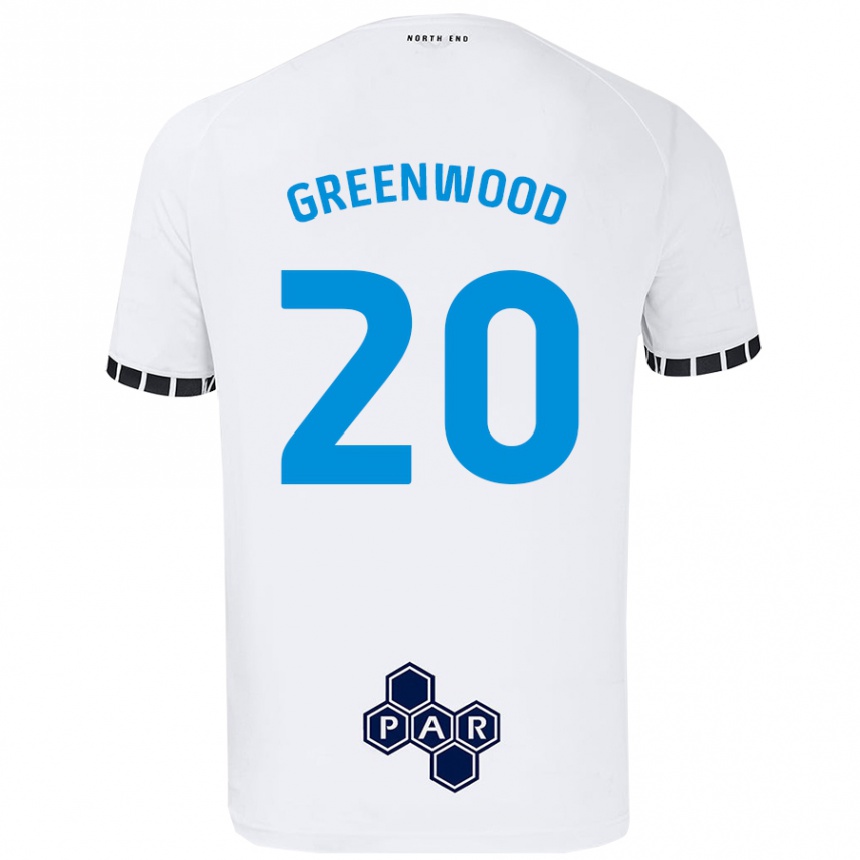 Niño Fútbol Camiseta Sam Greenwood #20 Blanco 1ª Equipación 2024/25 México