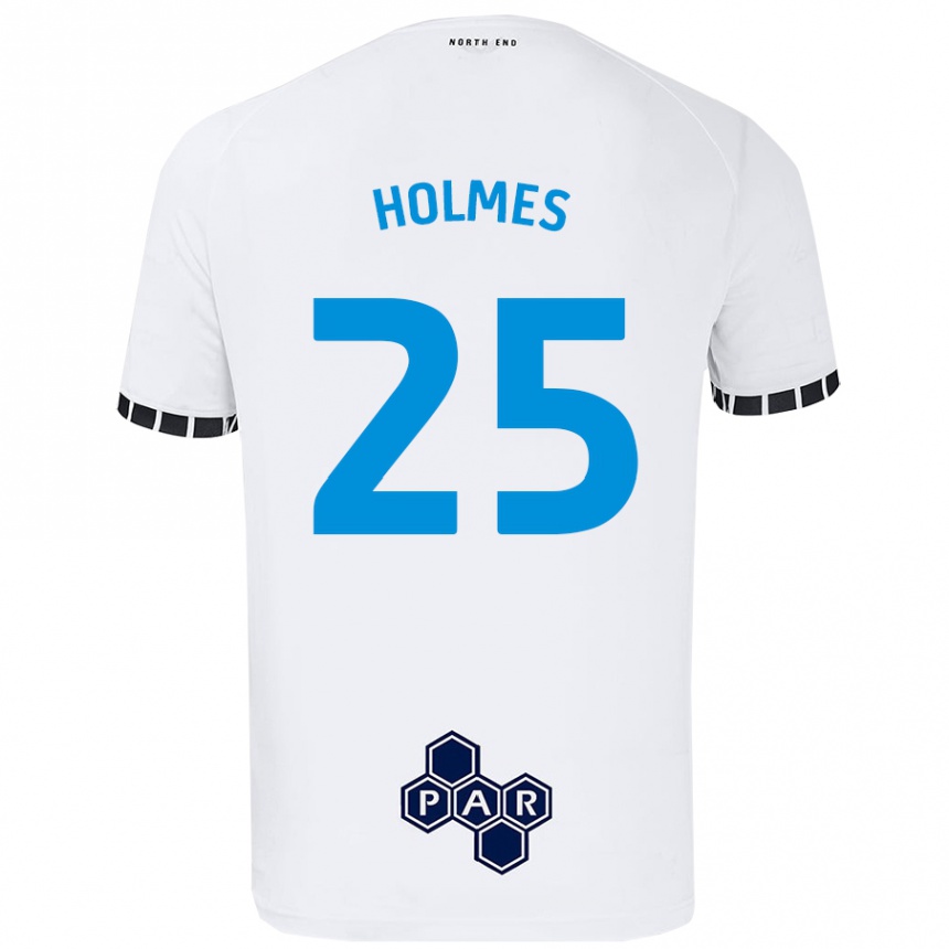 Niño Fútbol Camiseta Duane Holmes #25 Blanco 1ª Equipación 2024/25 México