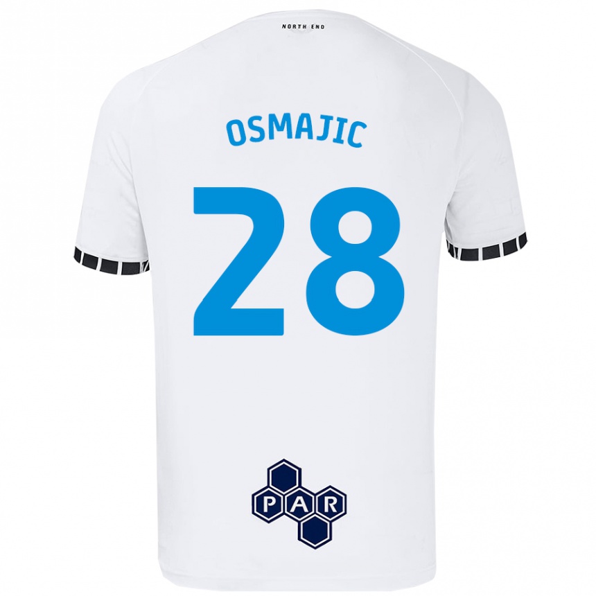 Niño Fútbol Camiseta Milutin Osmajic #28 Blanco 1ª Equipación 2024/25 México