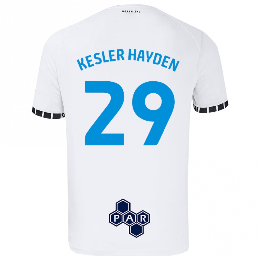 Niño Fútbol Camiseta Kaine Kesler-Hayden #29 Blanco 1ª Equipación 2024/25 México