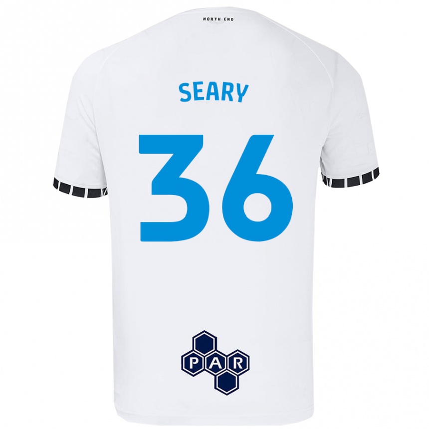 Niño Fútbol Camiseta Josh Seary #36 Blanco 1ª Equipación 2024/25 México