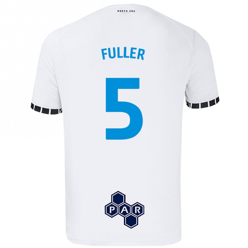 Niño Fútbol Camiseta Olivia Fuller #5 Blanco 1ª Equipación 2024/25 México