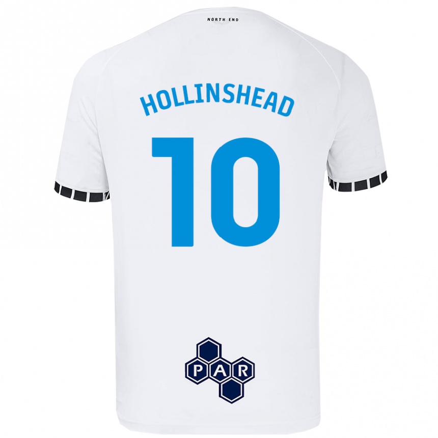 Niño Fútbol Camiseta Emily Hollinshead #10 Blanco 1ª Equipación 2024/25 México