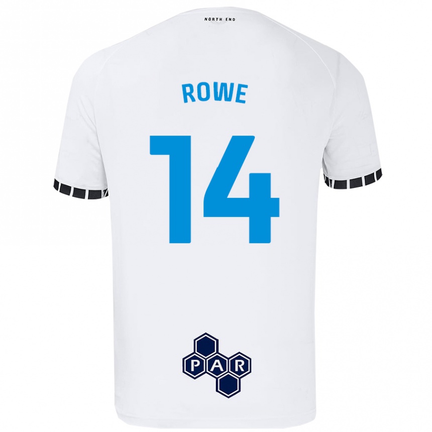 Niño Fútbol Camiseta Sasha Rowe #14 Blanco 1ª Equipación 2024/25 México