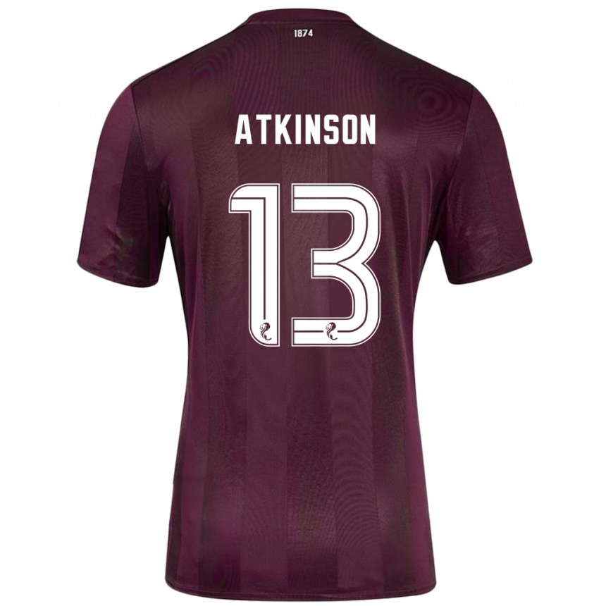 Niño Fútbol Camiseta Nathaniel Atkinson #13 Borgoña 1ª Equipación 2024/25 México