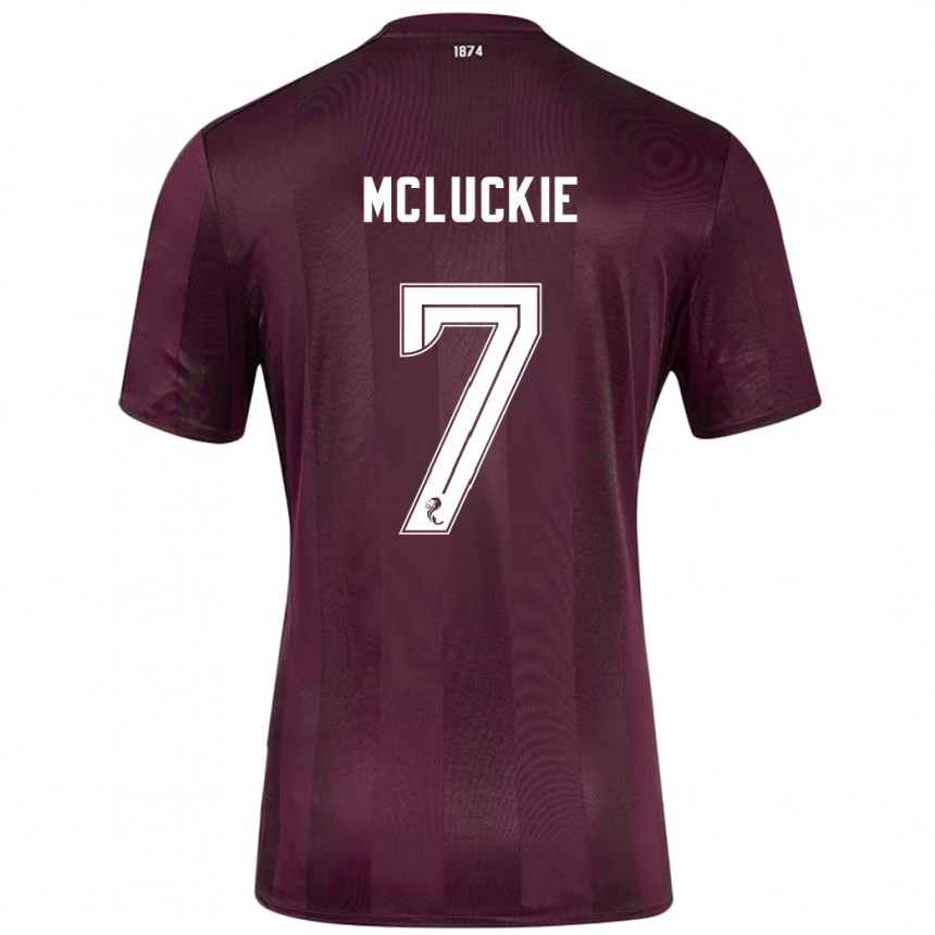 Niño Fútbol Camiseta Bobby Mcluckie #7 Borgoña 1ª Equipación 2024/25 México