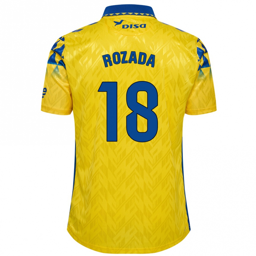 Niño Fútbol Camiseta Viti Rozada #18 Amarillo Azul 1ª Equipación 2024/25 México