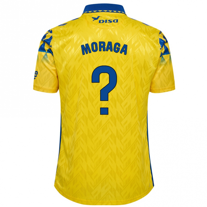 Niño Fútbol Camiseta Marcos Moraga #0 Amarillo Azul 1ª Equipación 2024/25 México