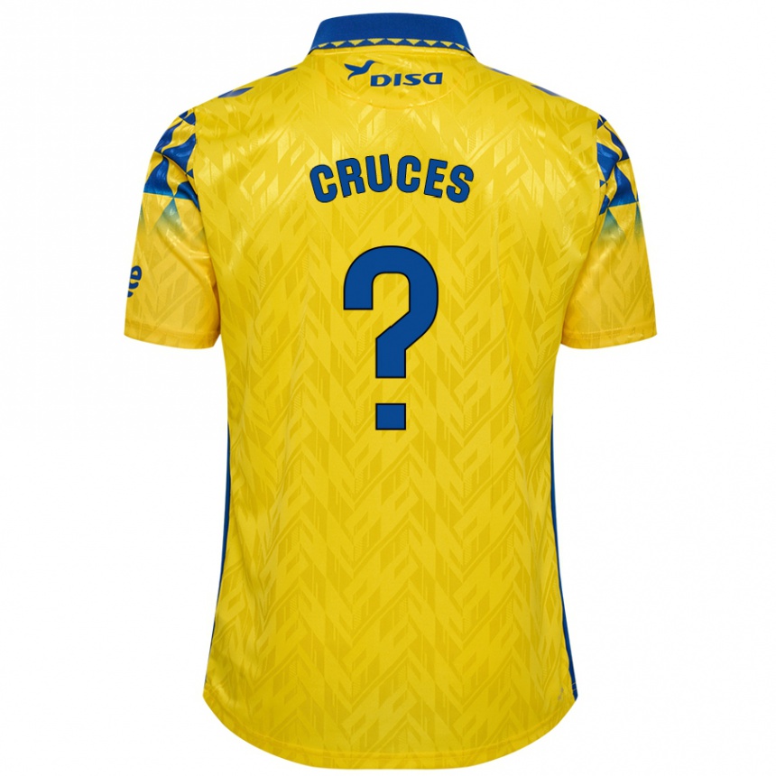 Niño Fútbol Camiseta Denis Cruces #0 Amarillo Azul 1ª Equipación 2024/25 México