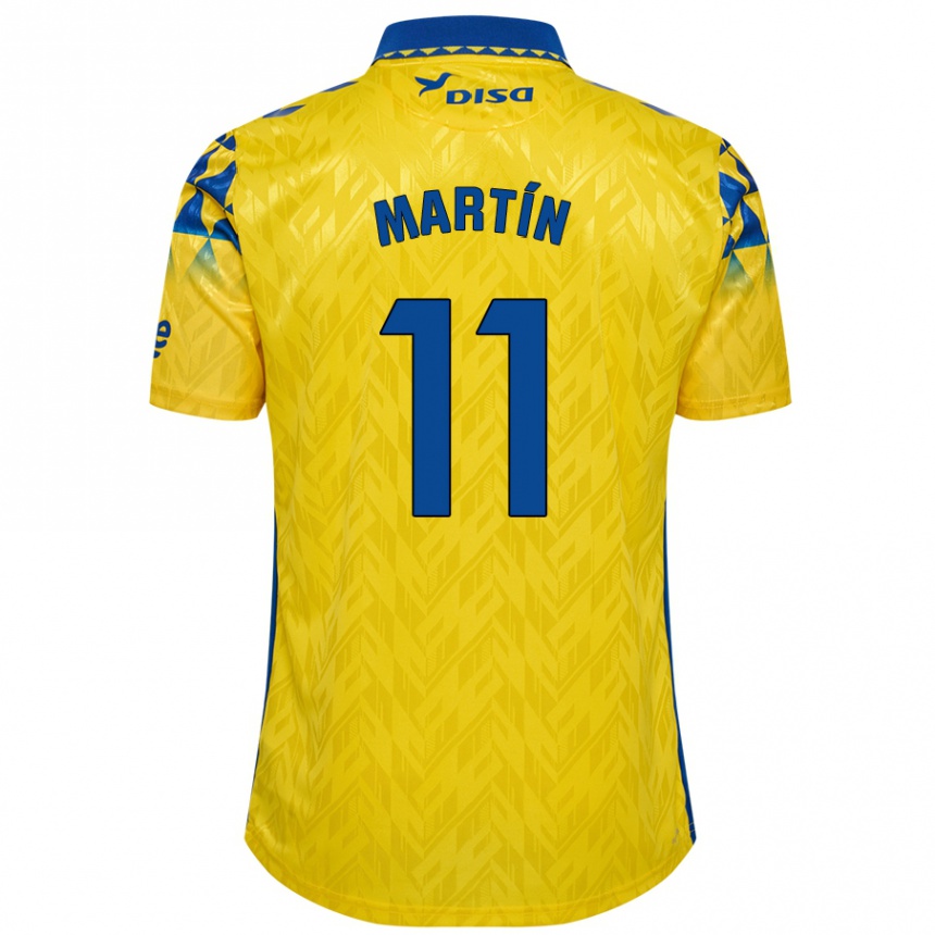 Niño Fútbol Camiseta Diego Martín #11 Amarillo Azul 1ª Equipación 2024/25 México