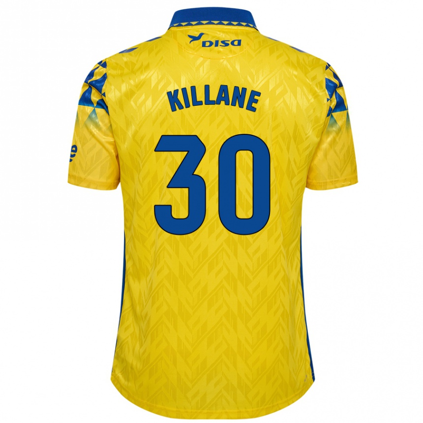 Niño Fútbol Camiseta Álvaro Killane #30 Amarillo Azul 1ª Equipación 2024/25 México