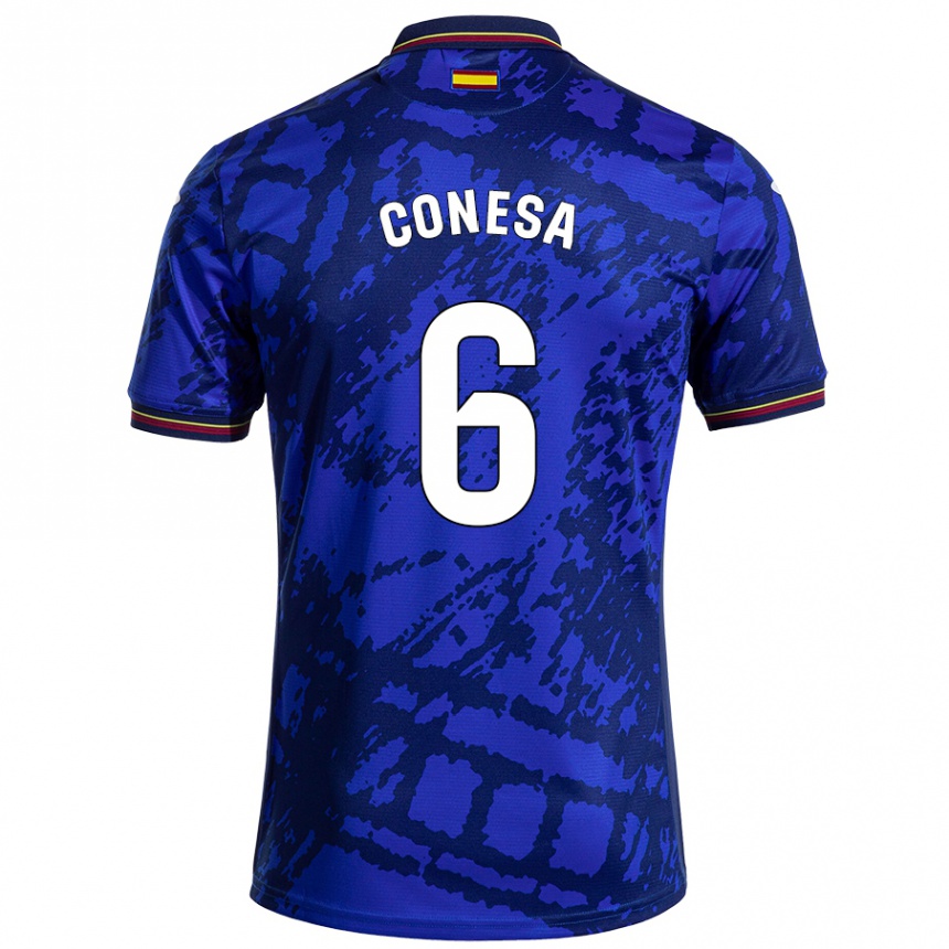 Niño Fútbol Camiseta Nico Conesa #6 Azul Más Oscuro 1ª Equipación 2024/25 México