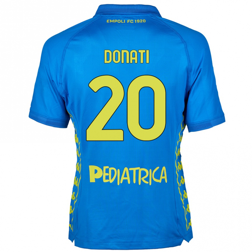 Niño Fútbol Camiseta Francesco Donati #20 Azul 1ª Equipación 2024/25 México