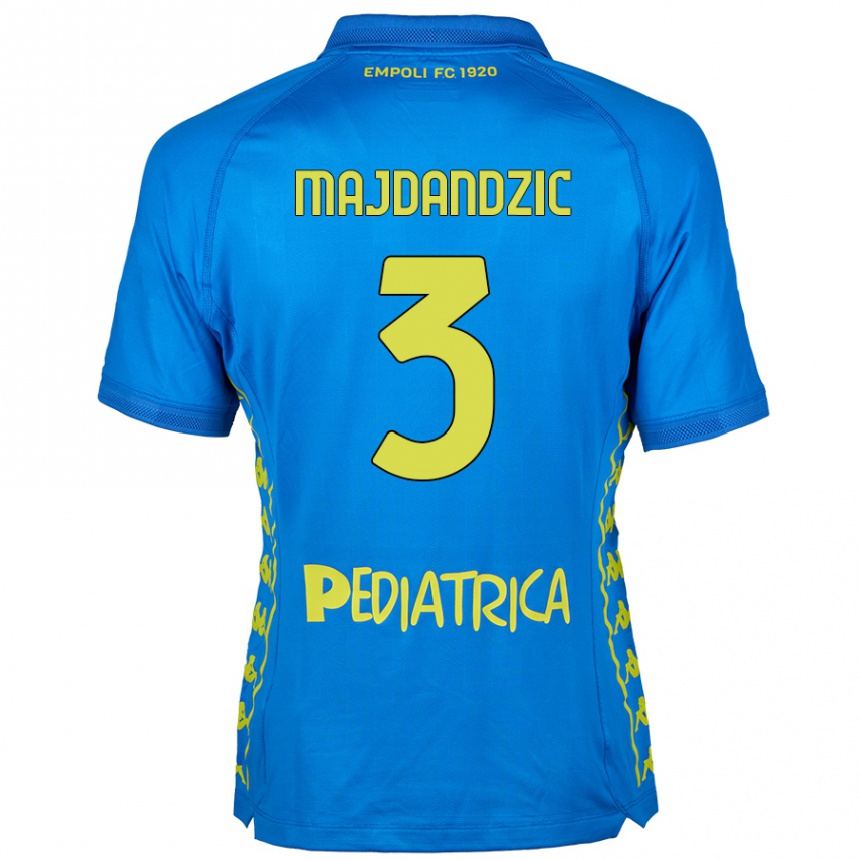 Niño Fútbol Camiseta Patrik Majdandzic #3 Azul 1ª Equipación 2024/25 México