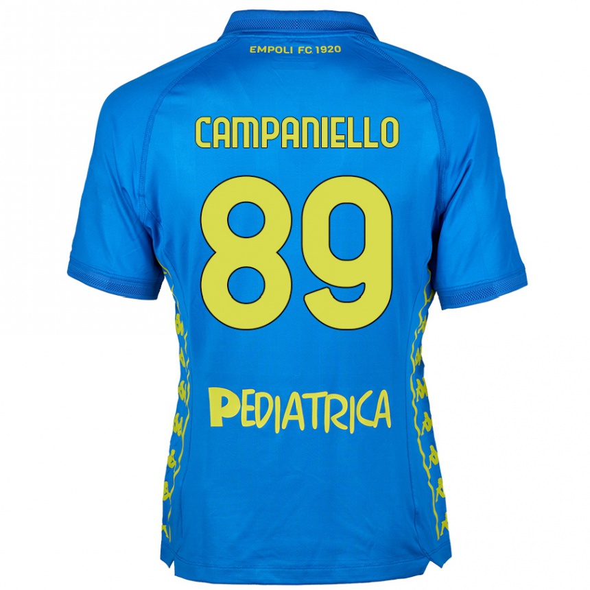 Niño Fútbol Camiseta Thomas Campaniello #89 Azul 1ª Equipación 2024/25 México