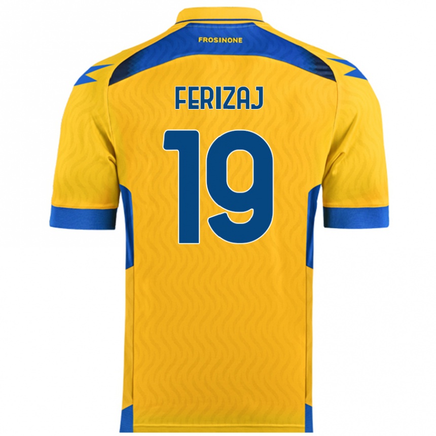 Niño Fútbol Camiseta Justin Ferizaj #19 Amarillo 1ª Equipación 2024/25 México