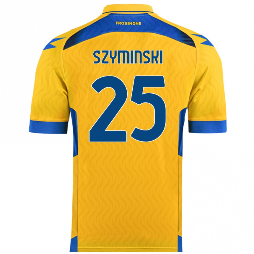 Niño Fútbol Camiseta Przemyslaw Szyminski #25 Amarillo 1ª Equipación 2024/25 México