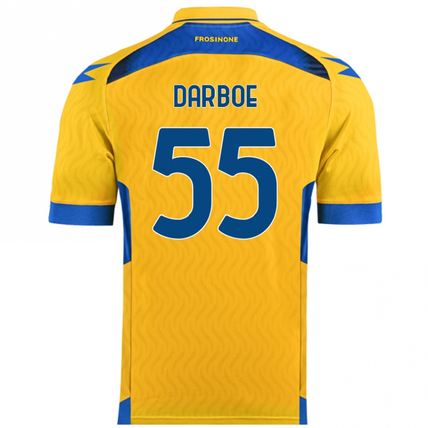 Niño Fútbol Camiseta Ebrima Darboe #55 Amarillo 1ª Equipación 2024/25 México