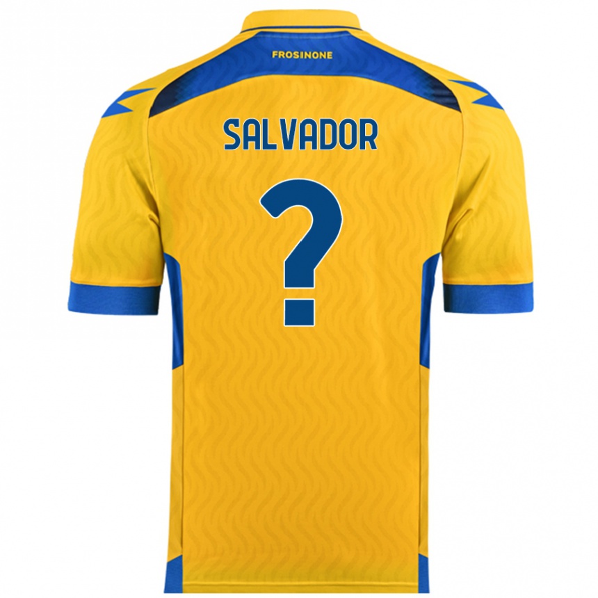 Niño Fútbol Camiseta Edoardo Salvador #0 Amarillo 1ª Equipación 2024/25 México