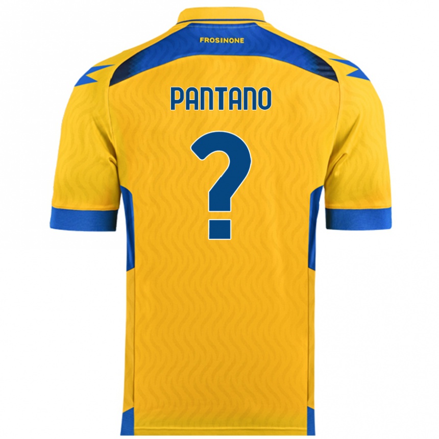 Niño Fútbol Camiseta Christian Pantano #0 Amarillo 1ª Equipación 2024/25 México