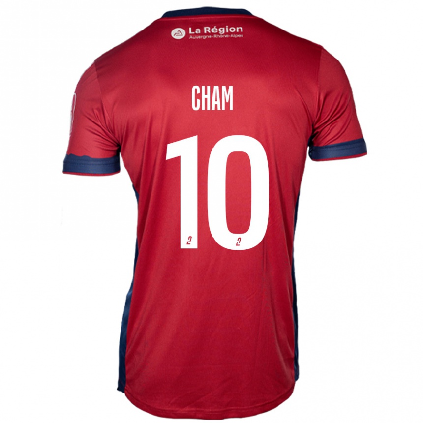 Niño Fútbol Camiseta Muhammed Cham #10 Borgoña Claro 1ª Equipación 2024/25 México