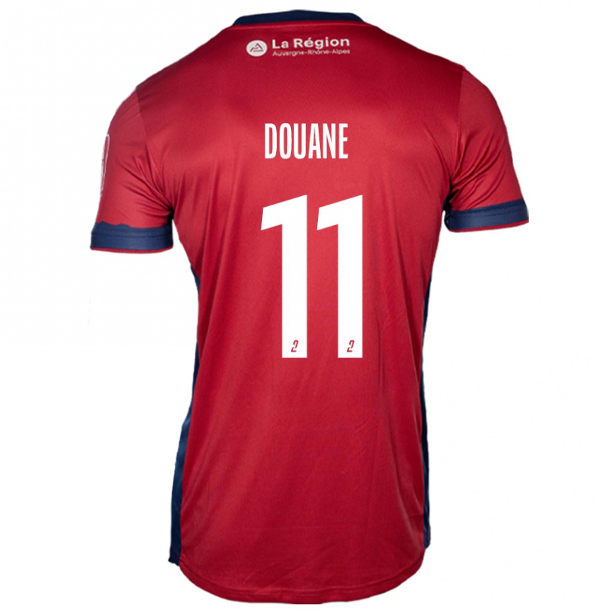 Niño Fútbol Camiseta Maïdine Douane #11 Borgoña Claro 1ª Equipación 2024/25 México